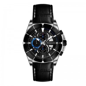 Crocodile CM-020A24B Silver Black Blue